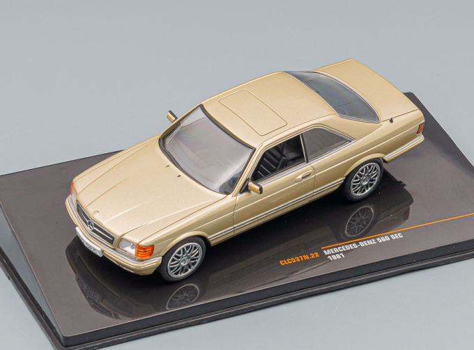 MERCEDES-BENZ 560 SEC C126 Coupe (1981), golden