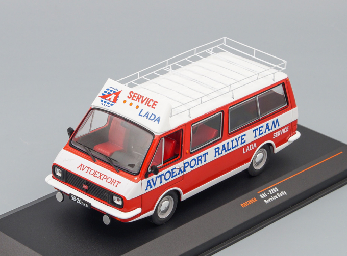 РАФ 2203 техничка "Avtoexport Lada Rally Team" с багажником (1982), Red