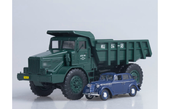 МАЗ 525 самосвал (25 тонн), тёмно-зелёный