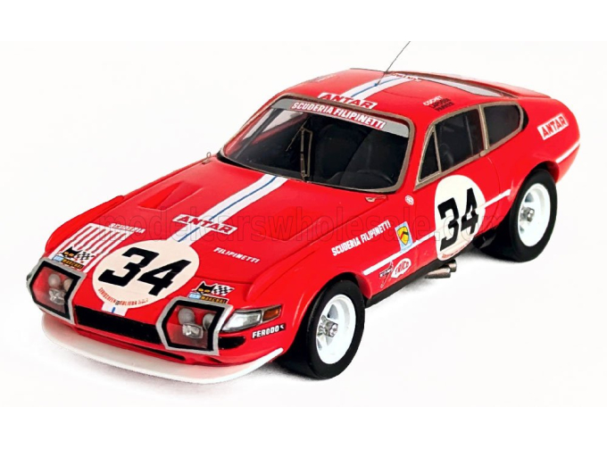 FERRARI 365 GTB/4 4.4L V12 Team Scuderia Filipinetti №34 7th 24h Le Mans (1972) Jean Jacques Cochet - Jean Louis Lafosse - Mike Parkes