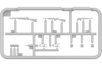 Сборная модель фигурки офицеров США / Usa Officers Military Figures