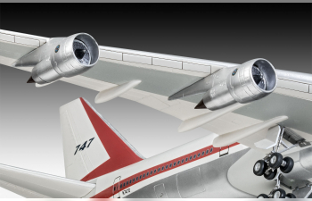 Сборная модель "50th Anniversary" Boeing 747-100 (подарочный набор)