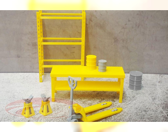 Гаражное оборудование,желтый