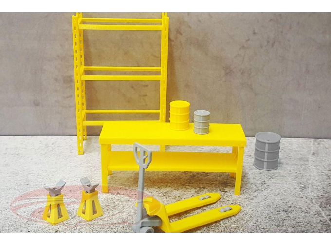 Гаражное оборудование,желтый