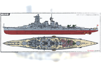 Сборная модель Japanese Navy Battleship Kongo w/Photo-Etched Parts