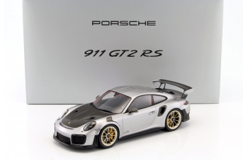 PORSCHE 911 (991 II) GT2 RS 2017, silver / black