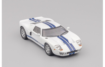 FORD GT40, Суперкары 10, white / blue