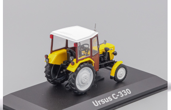 Ursus C330, Тракторы 91, коричневый / желтый