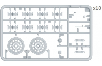 Сборная модель Аксессуары T-34/85 RUNNING GEAR LATE TYPE
