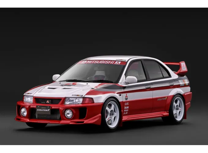 MITSUBISHI Lancer Evolution V (CP9A), white/red