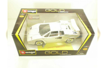 LAMBORGHINI Countach 5000 Quattrovalvole, Gold Collection 1:18, белый