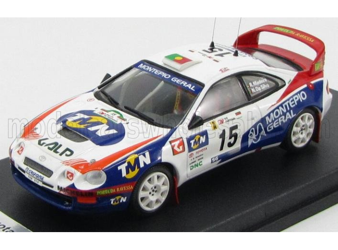 TOYOTA Celica St205 №15 9th Rally Of Portugal (1998) R.madera - N.r.silva, White Blue Red