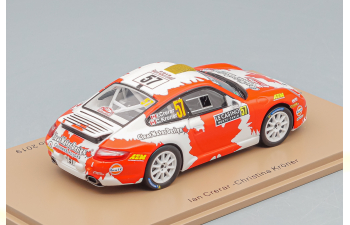 PORSCHE 911 997 Carrera Rgt Team Clearwater Design Racing #57 Rally Montecarlo 2019 I.Crerar - C.Kroner, white