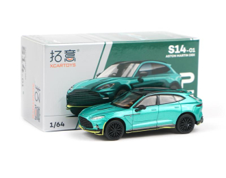 ASTON MARTIN DBX, green-blue metallic
