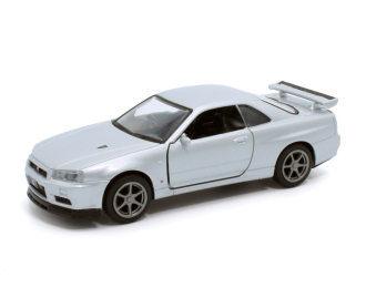 NISSAN GTR-R34 V-Spec II, silver