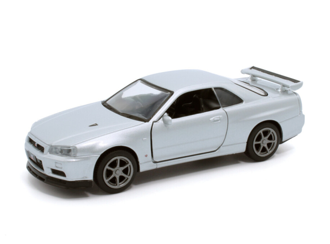 NISSAN GTR-R34 V-Spec II, silver