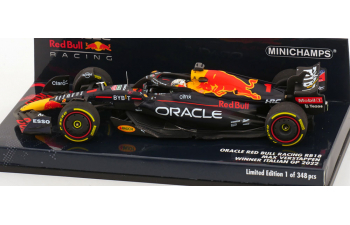 RED BULL F1 Rb18 Team Oracle Red Bull Racing N1 Winner Italy Gp World Champion (2022) Max Verstappen, Matt Blue Yellow Red