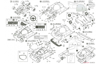 Сборная модель Italya Nissan R90VP "1991 JSPC"