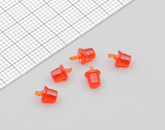 Проблесковый маяк Спектр цельнолитой оранжевый, набор из 5 штук