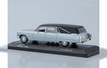 CADILLAC Hearse (катафалк) (1966), metallic light blue/black