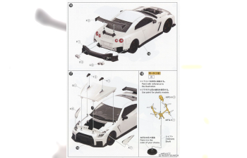 Сборная модель MF Ghost Shun Aiba R35 Nissan GT-R NISMO Vol.1 Odawara Pykes Peak