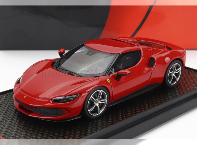 FERRARI 296 Gtb Hybrid 830hp V6 (2021), Rosso Corsa 322 - Red