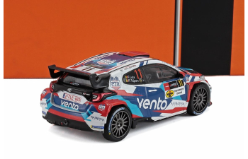 TOYOTA Gr Yaris Rally2 Team Autostal Duindistel №11 Rally Ypres (2024) Freddy Loix - Pieter Tsjoen, Blue White Red