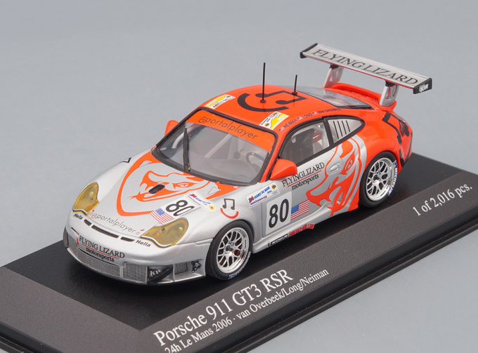 PORSCHE 911 Gt3 Rsr Flying Lizard Van Overbeek 24h Le Mans 2006