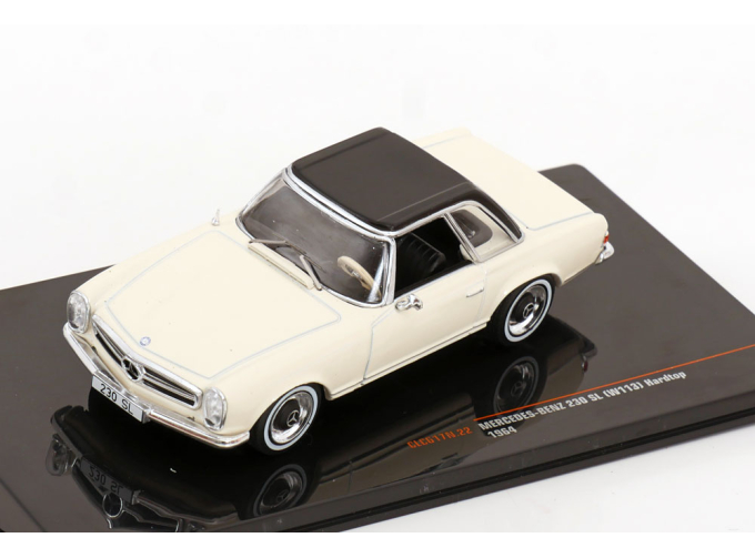 MERCEDES-BENZ 230 SL W113 with Hardtop (1964), creme-white black