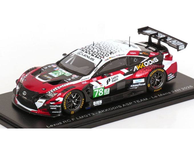 LEXUS RC F LMGT3 No 78 24h Le Mans, Robin / Hawksworth / Gehrsitz (2025)
