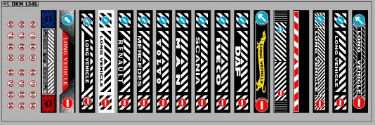 Декаль Брызговик для гузовиков и прицепов вариант 36