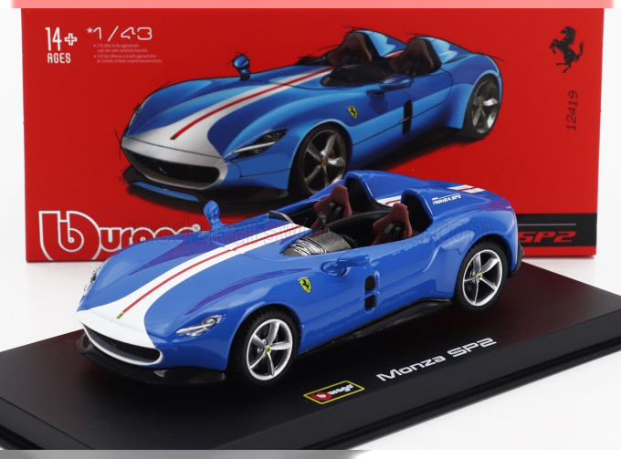 FERRARI Monza Sp2 (2018), Blue Silver