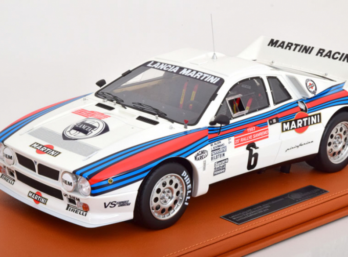 LANCIA 037 Martini Racing №6 Winner Rally Sanremo (1983) Markku Alen - Ilkka Kivimaki, White