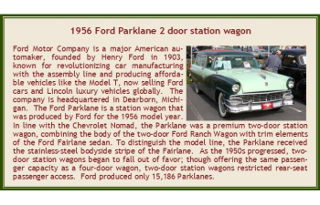 FORD Parklane 2х дверный универсал (1956), двухцветный зеленый