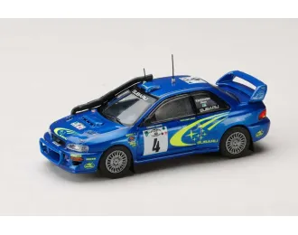 SUBARU Impreza WRC #4 Safari (2000), blue/yellow