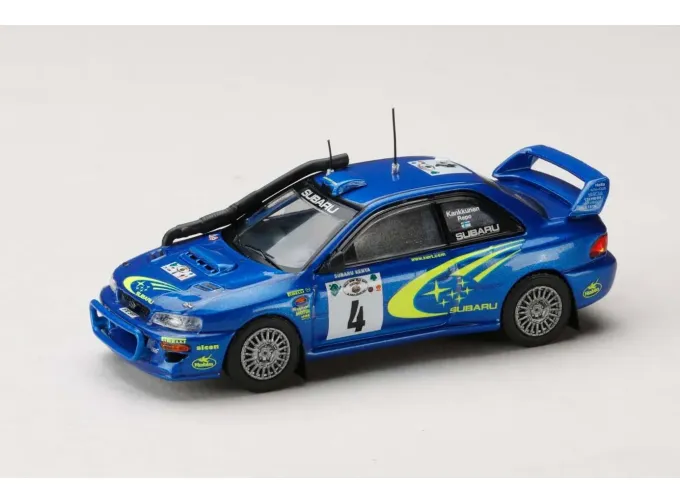 SUBARU Impreza WRC #4 Safari (2000), blue/yellow