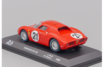 FERRARI 275lm 3.3l V12 Ch. N5893 Team N.a.r.t. North American Racing №21 Winner 24h Le Mans (1965) Jochen Rindt - Masten Gregory, Red