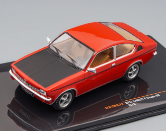 OPEL Kadett C Coupe SR (1976), red flat-black