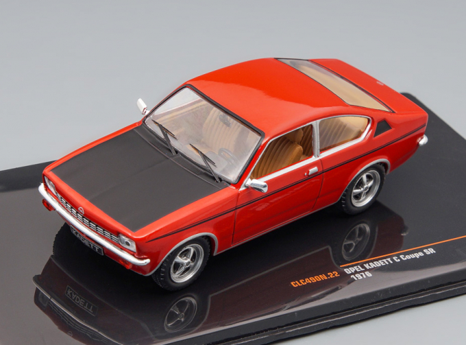 OPEL Kadett C Coupe SR (1976), red flat-black