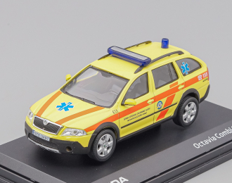 SKODA Octavia Combi Scout CZ Rescue (2011), yellow