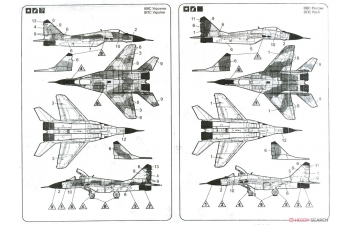 Сборная модель MiG-29 (9-13) Soviet prototype fighter