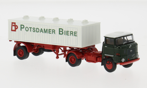 IFA W 50 Bier-SZ Potsdamer Biere (1965), dark green/red
