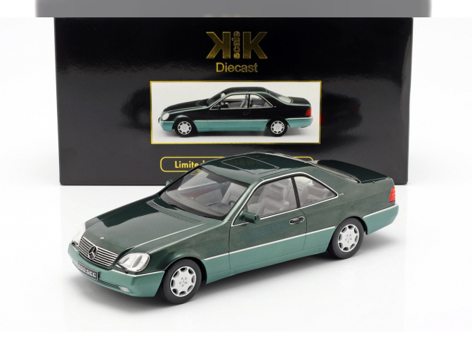 MERCEDES-BENZ 600 SEC C140 (1992), green metallic