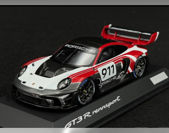 PORSCHE 911 992 Gt3 R №911 Racing Coupe (2023), White Grey Red