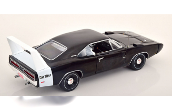 DODGE Charger Daytona (1969), black white