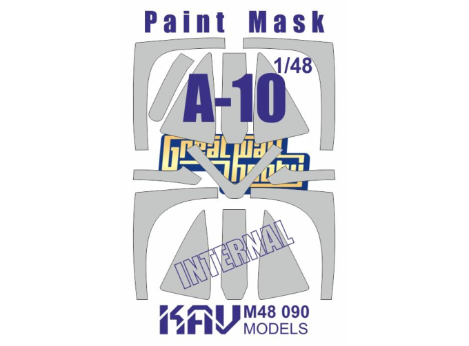 Маска окрасочная на A-10 двусторонняя (GWH)
