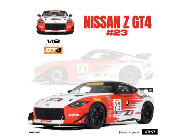 Nissan Z GT4 #23 *Resin series*, white/red 2023