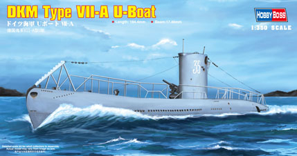 Сборная модель Немецкая ДПЛ U-boat Type VII A