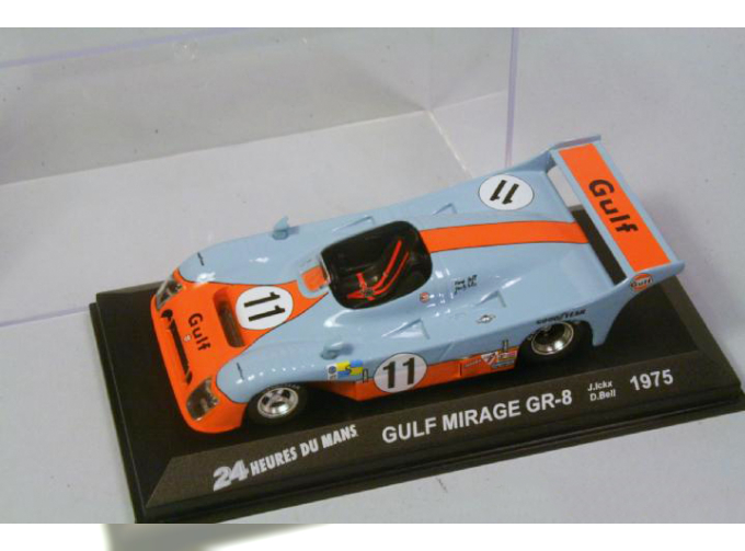 MIRAGE Gulf GR-8 #11 Le Mans (1975), orange / blue