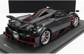 PAGANI Imola (2020) - Con Vetrina - With Showcase, Dark Grey Met Red